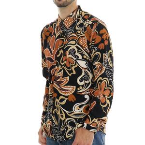 CAMICIA FLOWER NERO